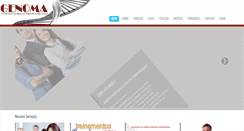 Desktop Screenshot of genomaconsultoria.com.br